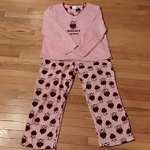 Lights Off Nightwear  Owl Pajama Set
